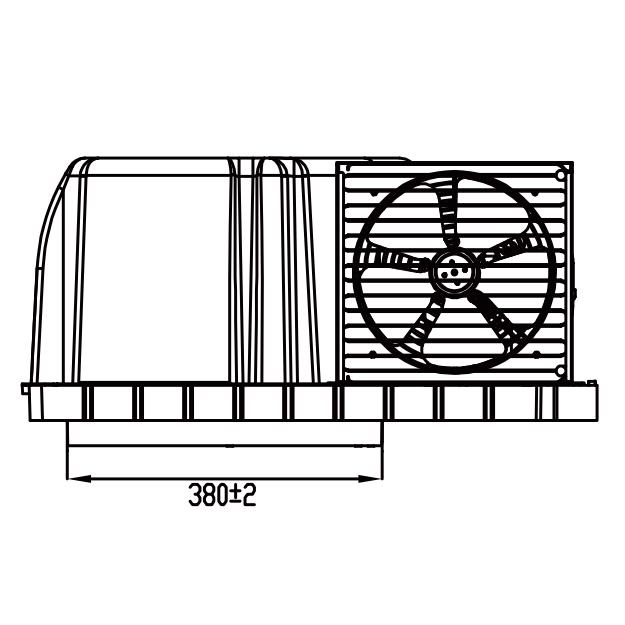 Roof mounted refrigeration unit Glen Refrigeration